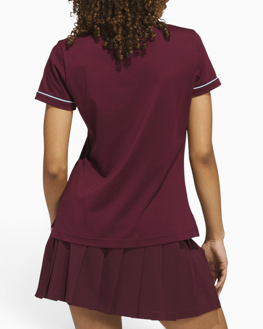 Solid Kadın Polo T-Shirt