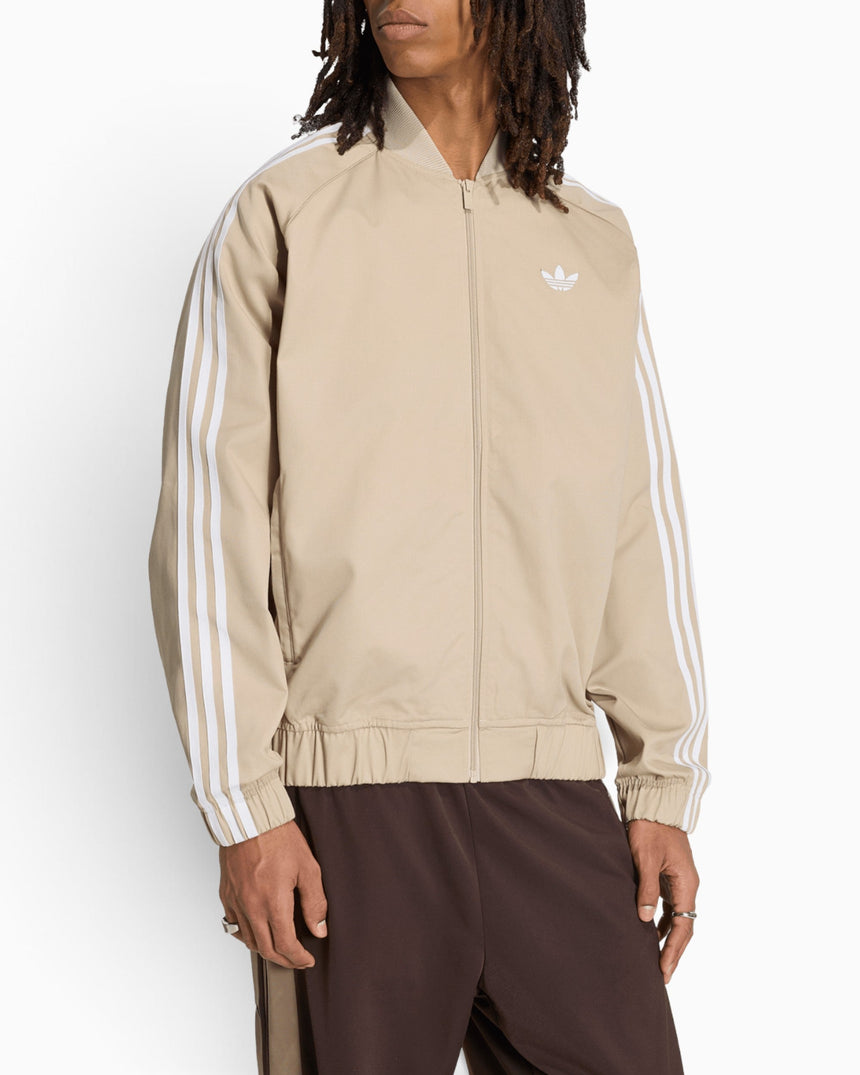 adidas Originals SST Adicolor Classics Cotton Twill Track Top Erkek Ceket Khaki Three
