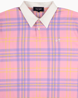 Alt Üst Plaid Polo T-Shirt