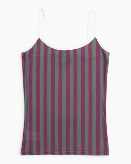 Alt Üst Strapped Top Purple/Green