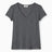 American Vintage Jacksonville Kadın V-Neck T-Shirt Anthracite Chine