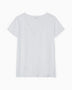 American Vintage Jacksonville Kadın V-Neck T-Shirt Blanc