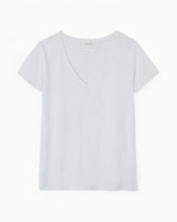 American Vintage Jacksonville Kadın V-Neck T-Shirt White
