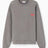 American Vintage Plizzy Erkek Sweatshirt Cendre Vintage