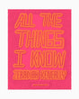 Apartamento Magazine All the Things I Know: Zebadiah Keneally