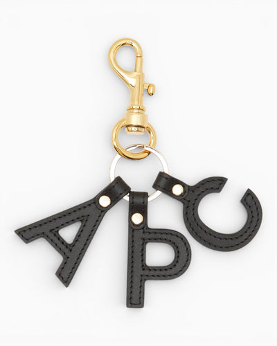 A.P.C. A.P.C. Letters Anahtarlık Black
