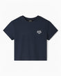 A.P.C. Boxy Rue Madame Kadın T-Shirt Dark Navy/Ecru