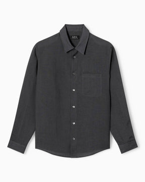 A.P.C. Cassel Logo Gömlek Anthracite