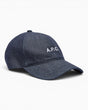 A.P.C. Charlie Denim Baseball Cap Indigo