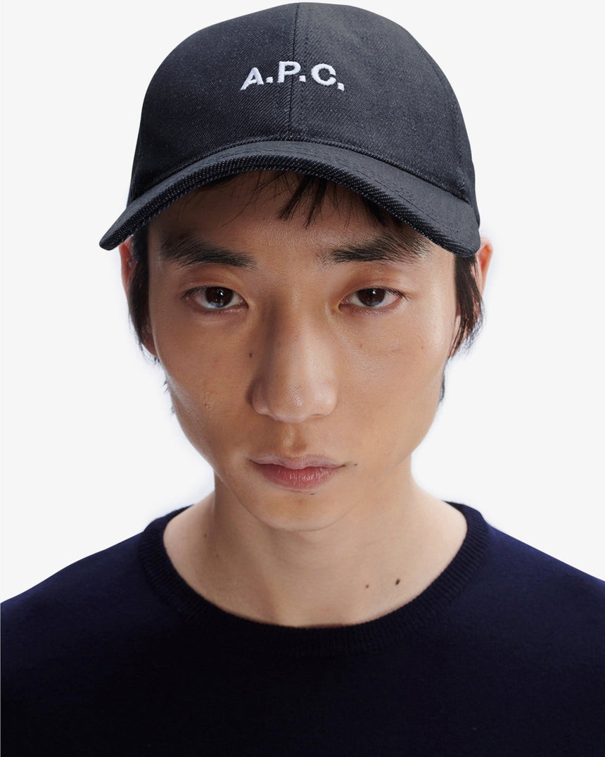 A.P.C. Charlie Denim Baseball Cap