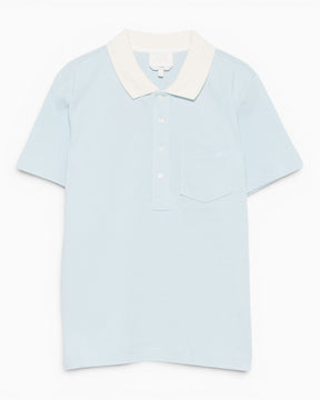 A.P.C. GOTS Short-Sleeved Kadın Polo T-Shirt Sky Blue