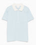 A.P.C. GOTS Short-Sleeved Kadın Polo T-Shirt Sky Blue