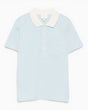 A.P.C. GOTS Short-Sleeved Kadın Polo T-Shirt Sky Blue