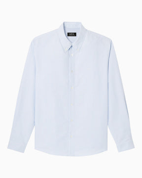 A.P.C. Greg Erkek Gömlek Bleu Clair