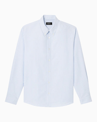 A.P.C. Greg Erkek Gömlek Bleu Clair