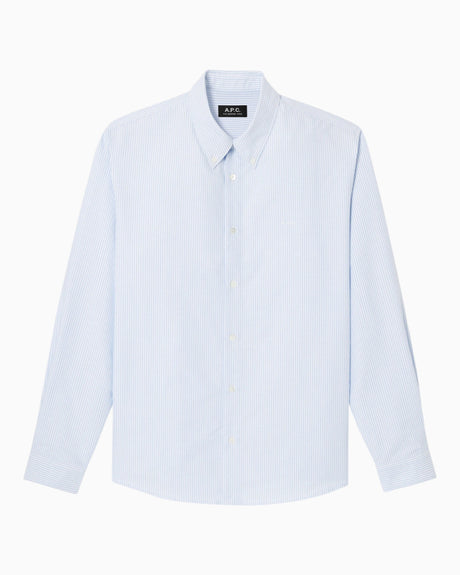 A.P.C. Greg Erkek Gömlek Bleu Clair