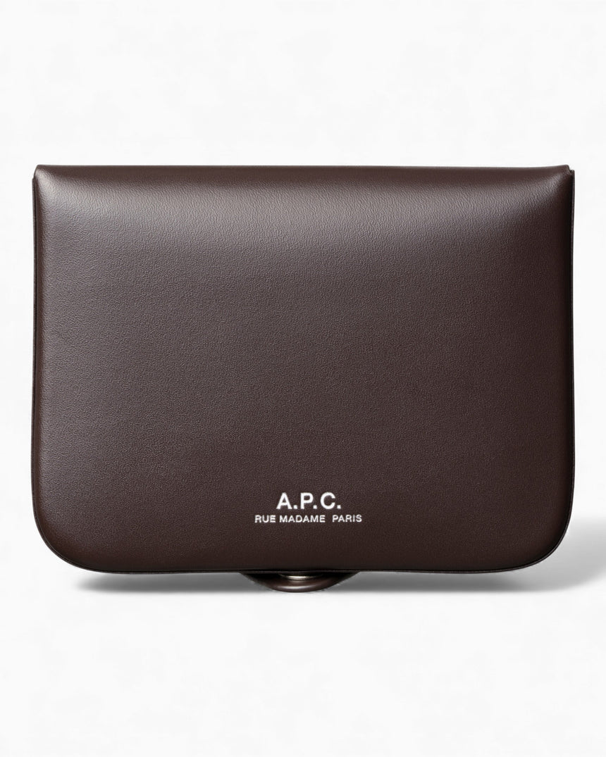 A.P.C. Josh Cüzdan Marron Fonce