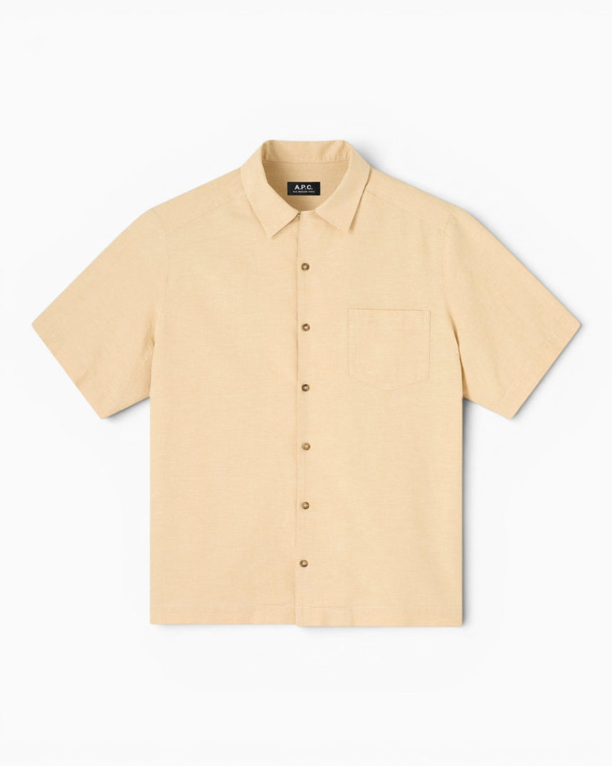 A.P.C. Jude SS Erkek Gömlek Beige