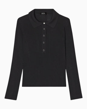 A.P.C. Mila Kadın Polo Kazak Noir