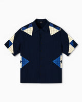 A.P.C. Patchwork Erkek Gömlek Dark Indigo