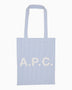 A.P.C. Tote Lou Omuz Çantası Bleu Clair