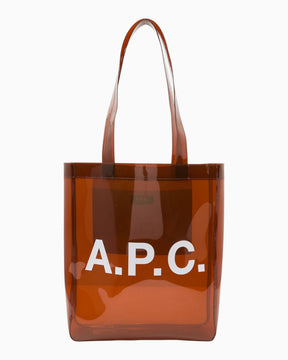 A.P.C. Tote Lou Omuz Çantası Marron Fonce