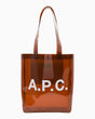 A.P.C. Tote Lou Omuz Çantası Marron Fonce