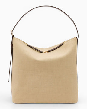 A.P.C. Vera Bag Keten Omuz Çantası Natural Brown