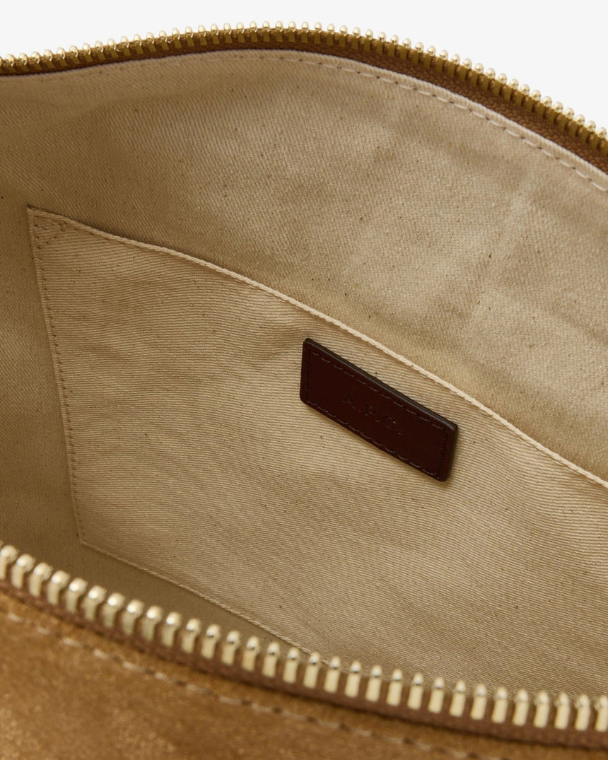 A.P.C. Vera Bag Süet Deri Omuz Çantası