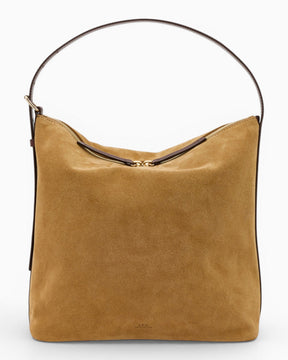 A.P.C. Vera Bag Süet Deri Omuz Çantası Beige/Brown