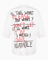 Assemblage Studios Is this What You Want Gömlek White