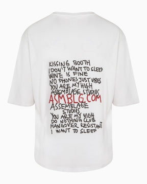 Assemblage Studios Kissing Booth T-shirt White