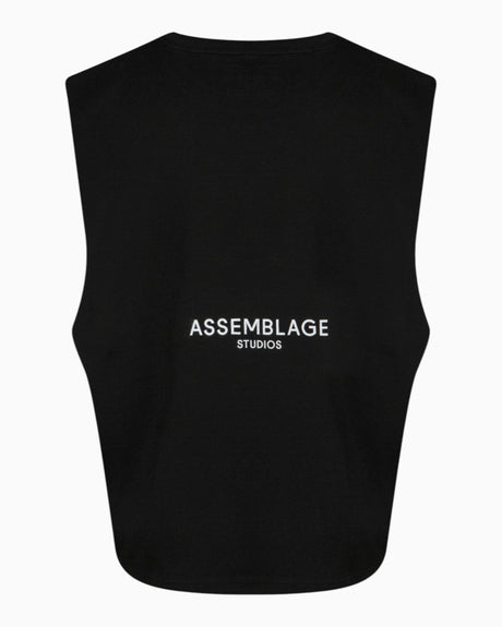 Assemblage Studios Muscle Kadın Tank Top Black