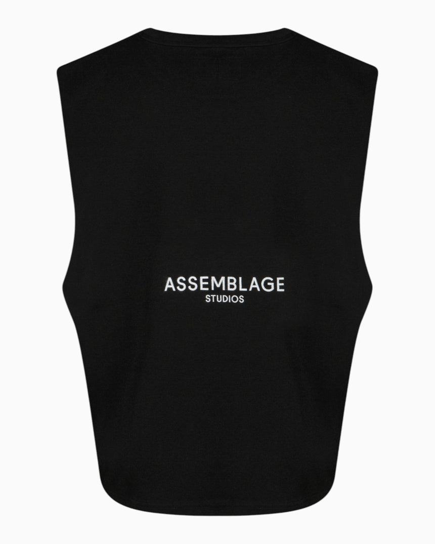 Assemblage Studios Muscle Kadın Tank Top Black
