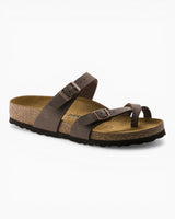 Birkenstock Mayari Birko-Flor Nubuck Kadın Terlik Mocha