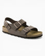 Birkenstock Milano Birko-Flor Nubuck Terlik Mocha