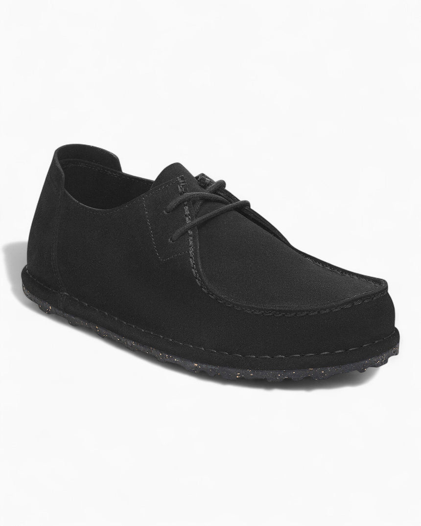 Birkenstock Utti Lace VL Suede Ayakkabı Black