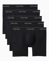 Calvin Klein Boxer Briefs 5PK Icon Cotton Stretch - Erkek Black