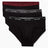 Calvin Klein Hip Brief 3PK Cotton Classics - Erkek B- Black/Charc Heather/Syrah Wbs