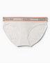 Calvin Klein Icon Cotton Modal Logo Briefs - Kadın Snow Heather