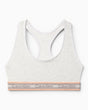 Calvin Klein Icon Cotton Modal Unlined Bralette - Kadın Snow Heather