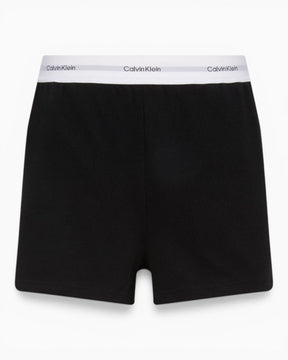 Calvin Klein Logo Jersey Pyjama Kadın Şort Black