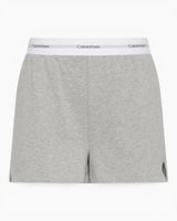 Calvin Klein Logo Jersey Pyjama Kadın Şort Grey Heather