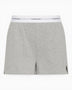 Calvin Klein Logo Jersey Pyjama Kadın Şort Grey Heather