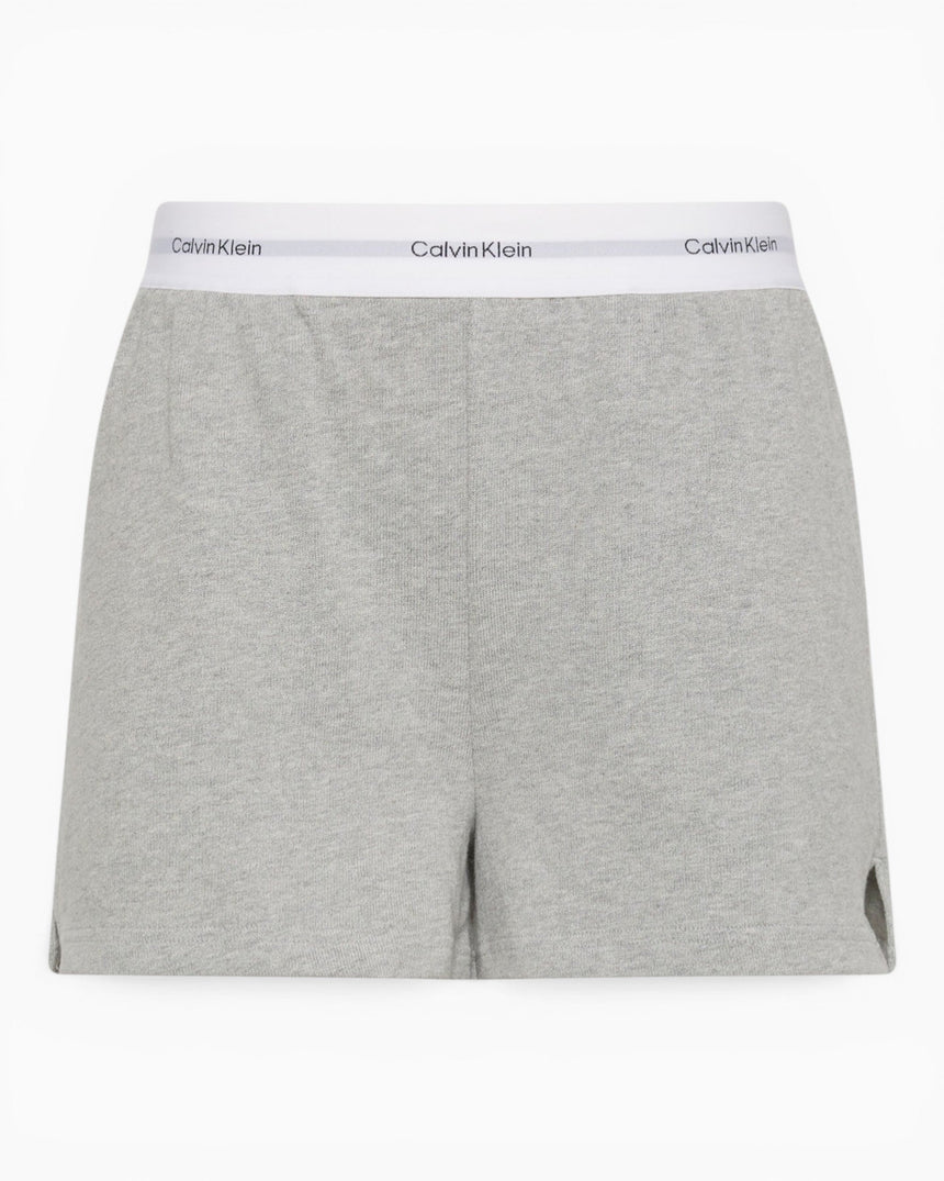 Calvin Klein Logo Jersey Pyjama Kadın Şort Grey Heather