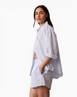 Calvin Klein Logo Patch Poplin Kadın Şort