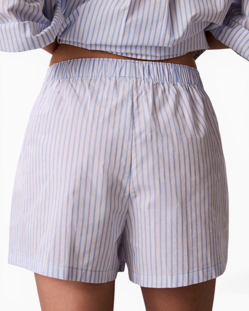 Calvin Klein Logo Patch Poplin Kadın Şort