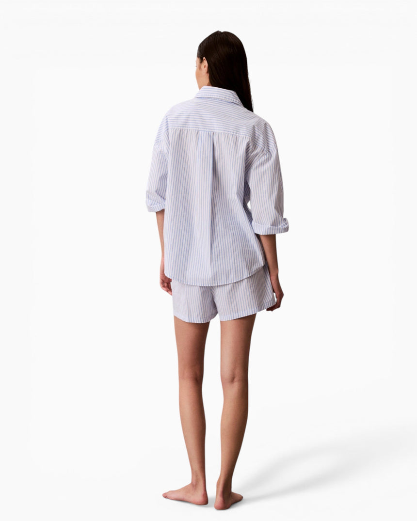 Calvin Klein Logo Patch Poplin Kadın Şort