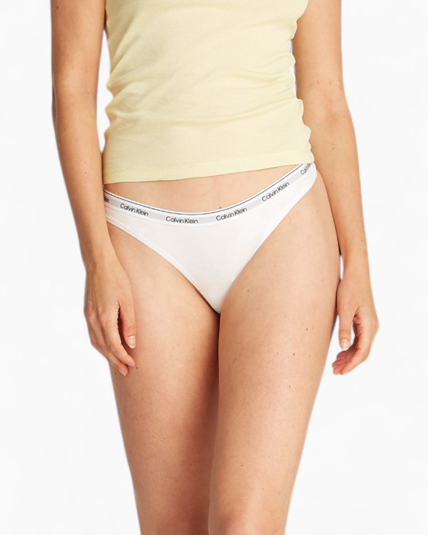 Calvin Klein Thong 3PK Icon Logo - Kadın