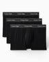 Calvin Klein Trunk 3PK Icon Cotton Stretch - Erkek Black